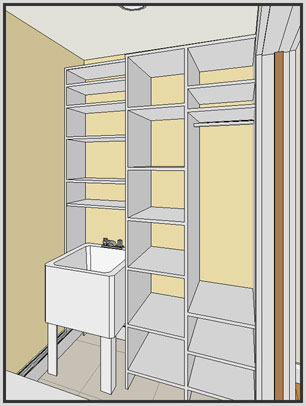 Storage Space Illustration